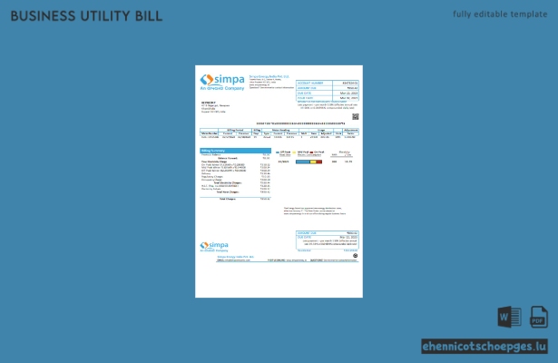 Vorschau einer Beispielrechnung von Simpa Energy India Pvt. Ltd.
